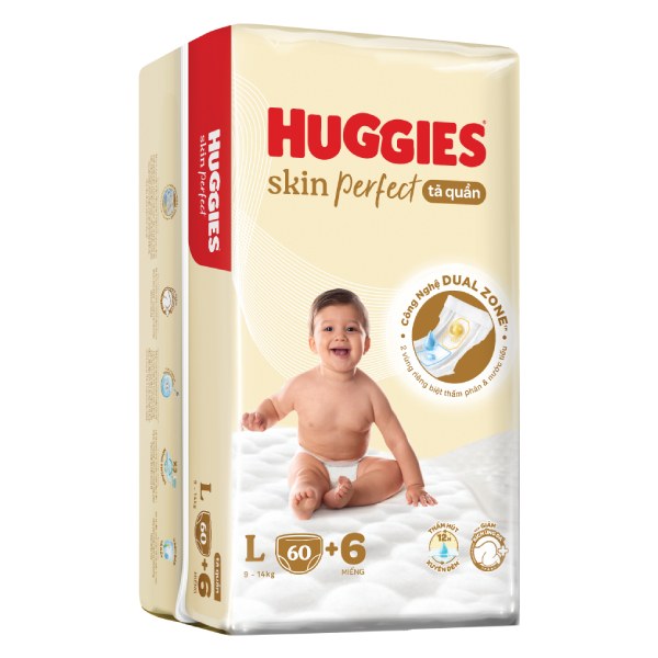 Tã Quần Huggies Skin Perfect L60