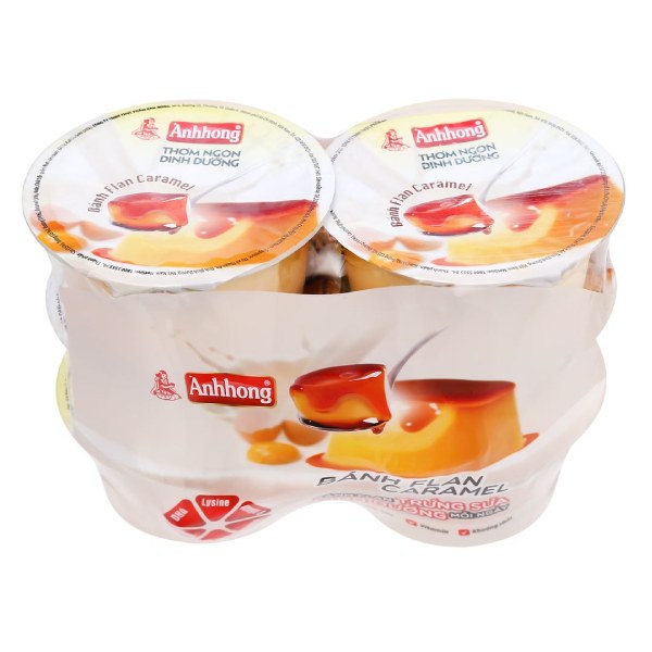 Lốc 6 Bánh Flan Ánh Hồng 54G