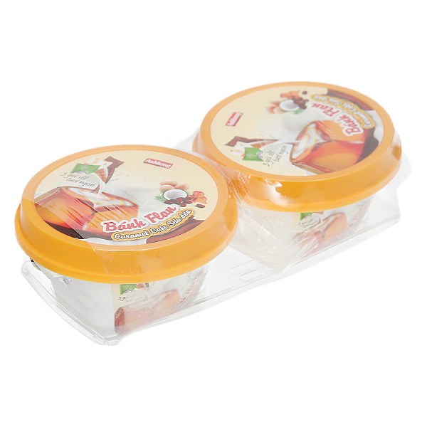 Lốc 2 Bánh Flan Ánh Hồng Caramel Cà Phê Sữa Dừa 82G