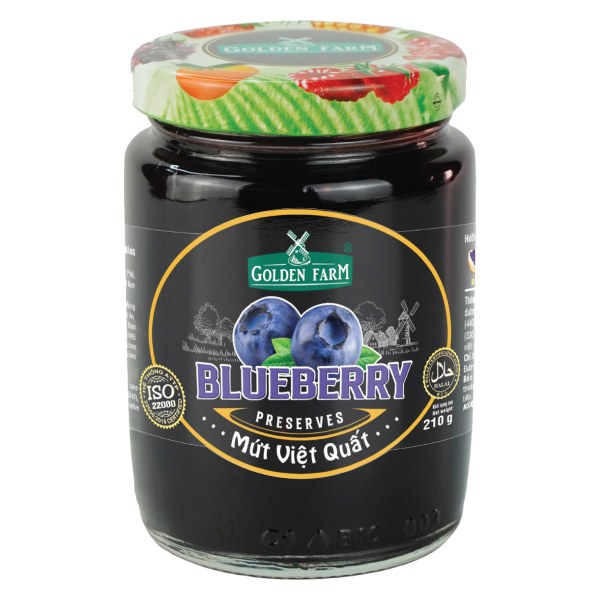 Mứt Golden Farm Việt Quất 210G