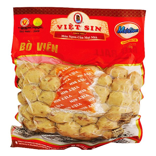 Bò Viên Việt Sin Gói 500G
