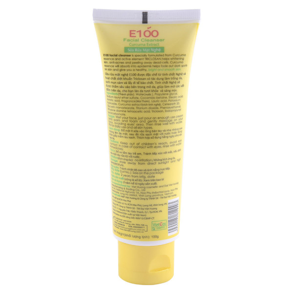 Sữa Rửa Mặt E100 Nghệ 100G