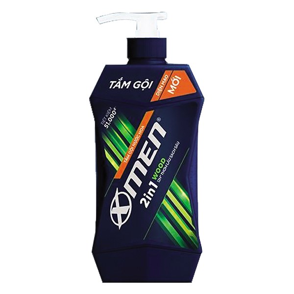Tắm Gội XMen Nước Hoa 2In Wood Chai 650G