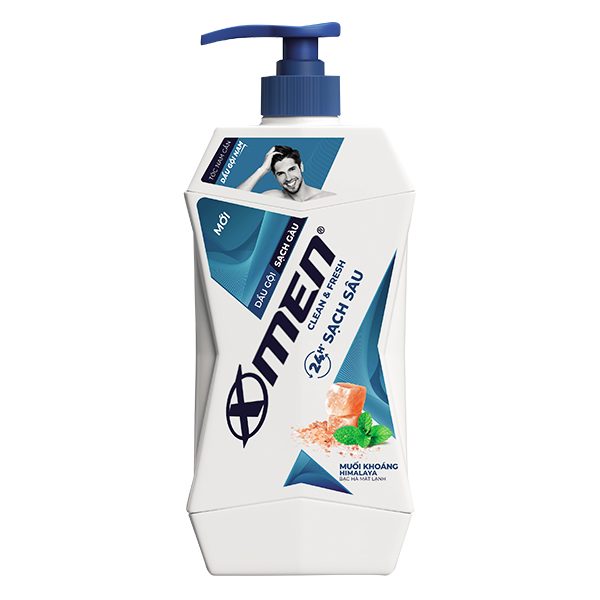 Dầu Gội Xmen Clean & Fresh 24h Sạch Gàu 630G