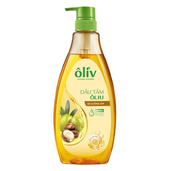 Dầu Tắm Ôliv 3X Dưỡng Ẩm 650Ml