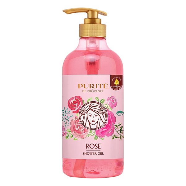 Sữa Tắm Purite De Provence Hoa Hồng 850Ml