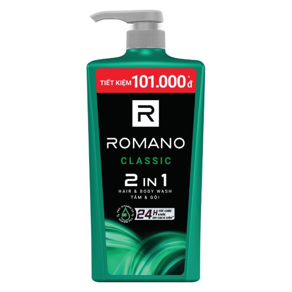 Tắm Gội 2IN1 Romano Classic 900G