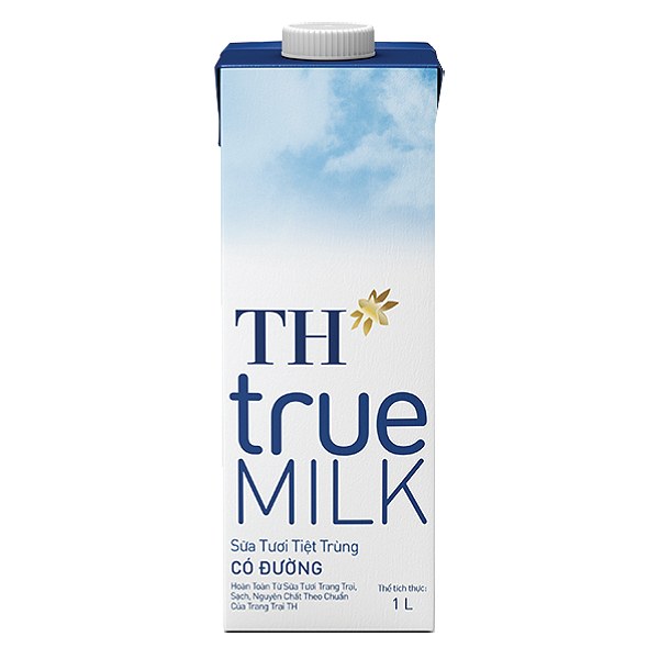 Sữa Tươi Tiệt Trùng TH True Milk Có Đường 1L