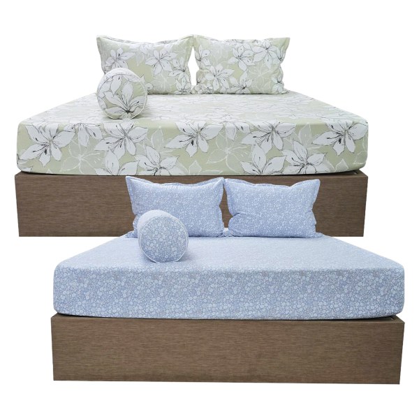 Bộ Drap Gối Cotton In Họa Tiết MYM 160*200Cm