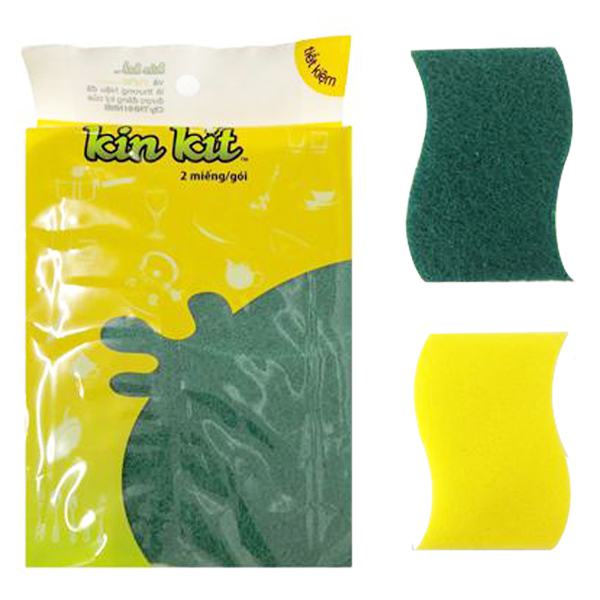 Lô 2 Miếng Rửa Chén Kin Kít
