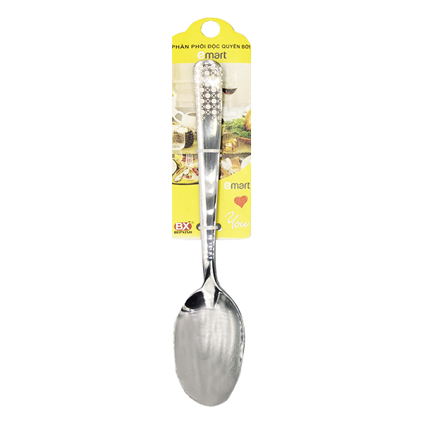 Bộ 2 Muỗng Ăn Lớn Hoa Văn Trống Đồng Emart 19.2Cm