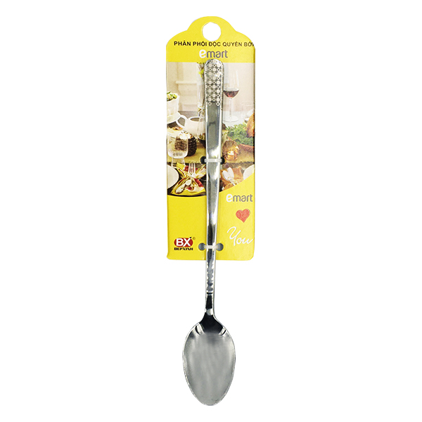Bộ 2 Muỗng Cà Phê Dài Hoa Văn Trống Đồng Emart 18.8Cm