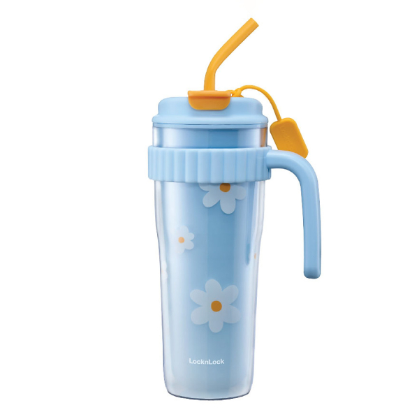 Ly Nhựa 2 Lớp LocknLock HAP538LBLU 890Ml