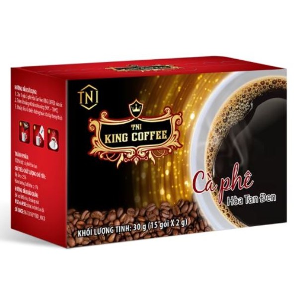 Cà Phê Đen King Coffee Hộp 15 Gói 2G