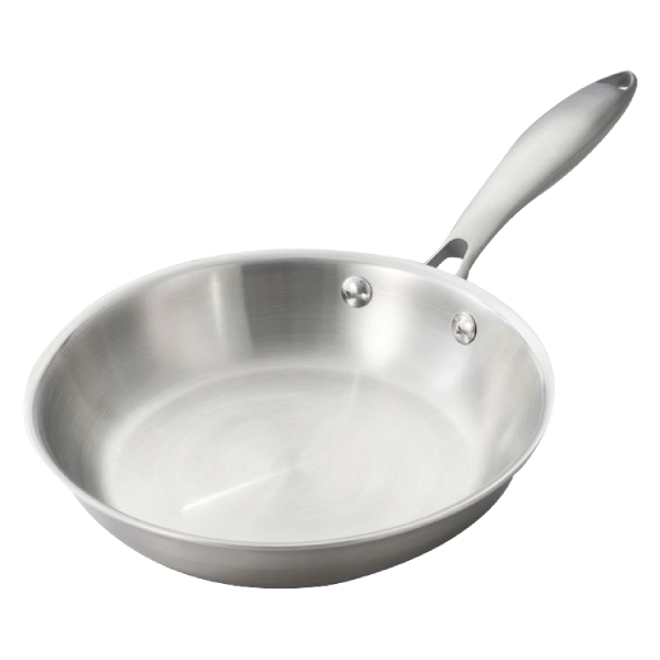 Chảo Inox Nguyên Khối Đáy Từ Omi Gourmet 24Cm