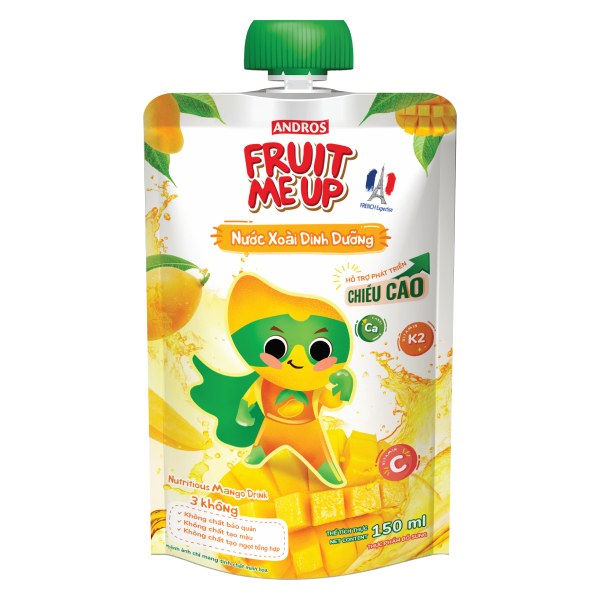 Nước Trái Cây Dinh Dưỡng Fruit Me Up Vị Xoài Túi 150Ml