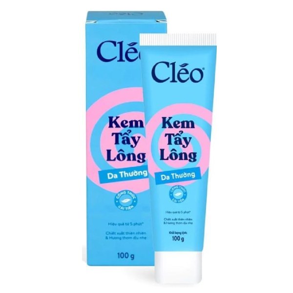 Kem Tẩy Lông Cleo Cho Da Thường 100G