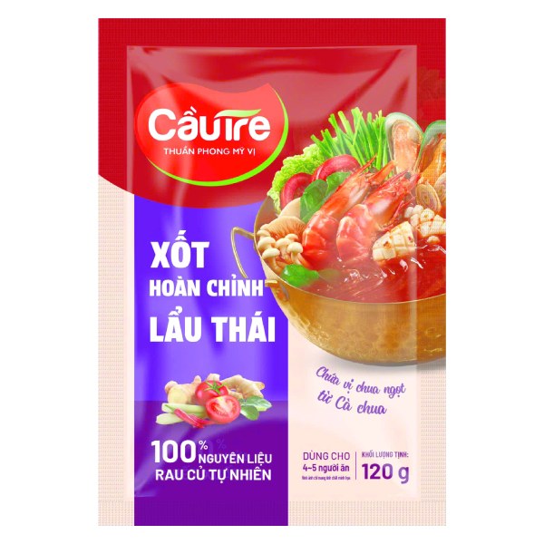 Xốt Gia Vị Hoàn Chỉnh Cầu Tre Lẩu Thái Gói 120G