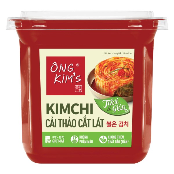 Kim Chi Cải Thảo Cắt Lát Ông Kim's Hộp 450G