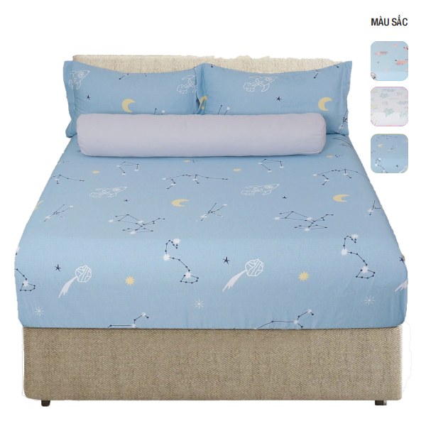 Bộ Drap Tencel Micro 160*200Cm