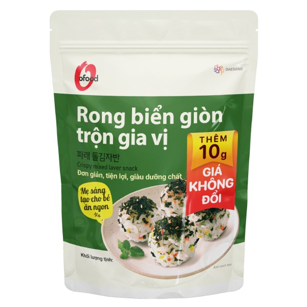 Rong Biển Giòn O'Food Trộn Gia Vị Gói 40G