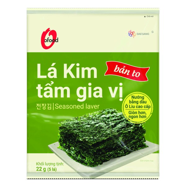 Lá Kim Tẩm Gia Vị O'Food Gói 22G