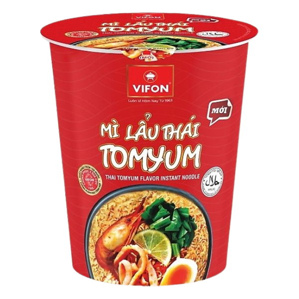 Mì Lẩu Thái Tomyum Vifon Ly 60G