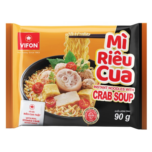 Mì Vifon Riêu Cua Gói 90G