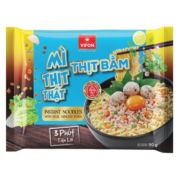 Mì Vifon Thịt Bằm Thịt Thật Gói 90G