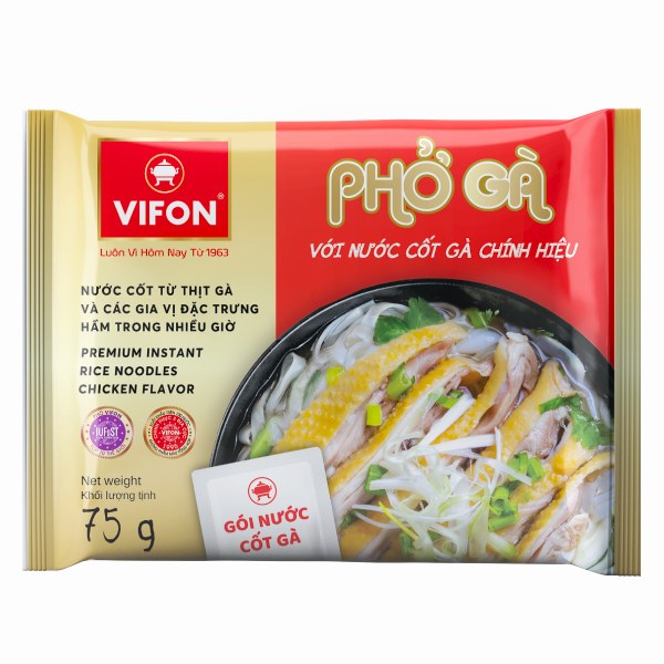 Phở Vifon Xốt Thịt Vị Gà Gói 75G
