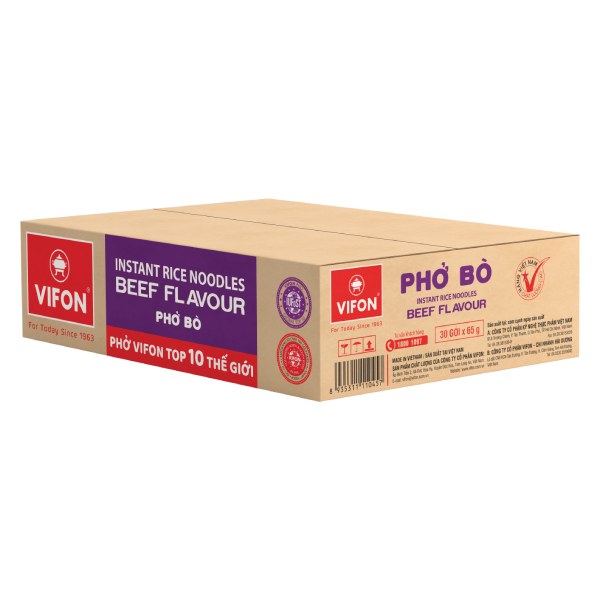 Phở Bò Vifon Thùng 30 Gói 65G