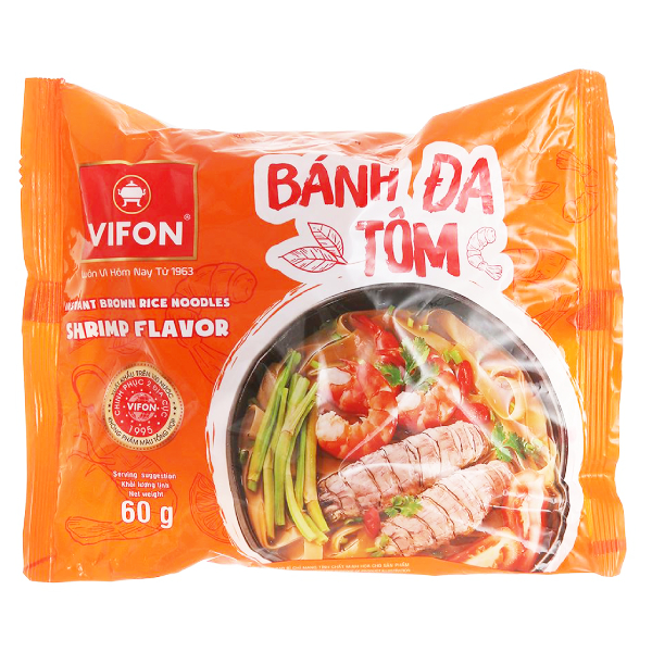 Bánh Đa Tôm Vifon Gói 60G