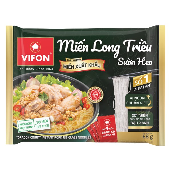 Miến Long Triều Vifon Sườn Heo Gói 68G