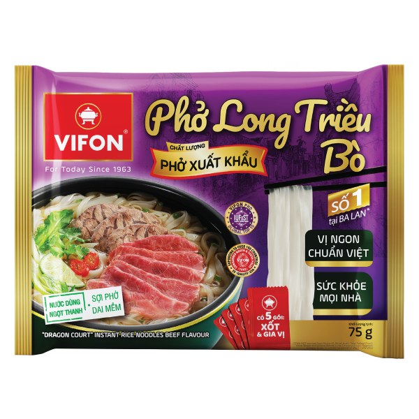 Phở Long Triều Vifon Bò Gói 75G