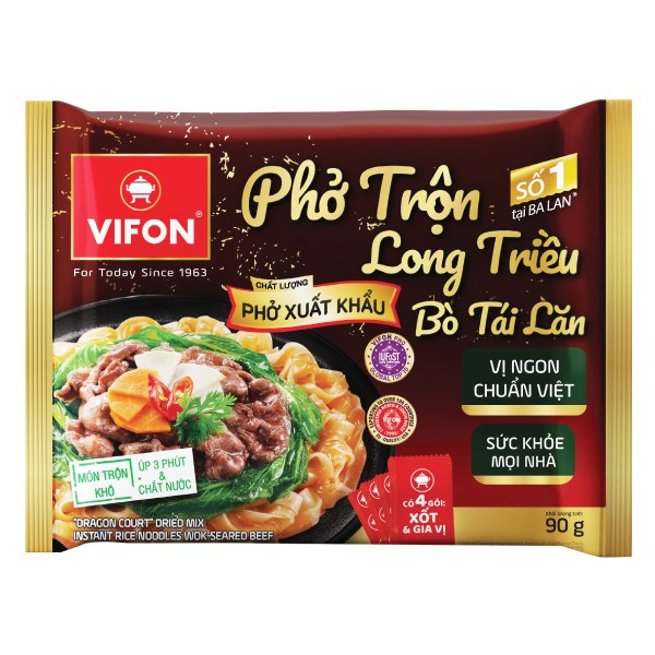 (Only Emartmall) Phở Trộn Long Triều Vifon Bò Tái Lăn Gói 90G