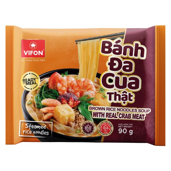 Bánh Đa Cua Vifon Thịt Thật Gói 90G