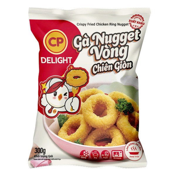 Gà Nugget CP Vòng Chiên Giòn Gói 300G