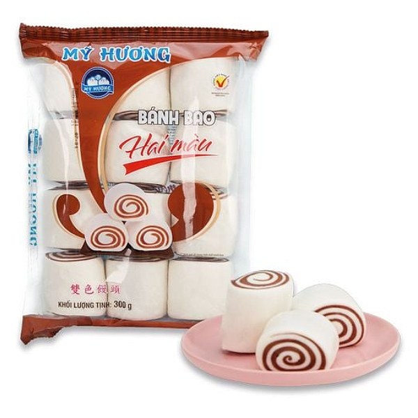 Bánh Bao Mỹ Hương Hai Màu Socola 300G
