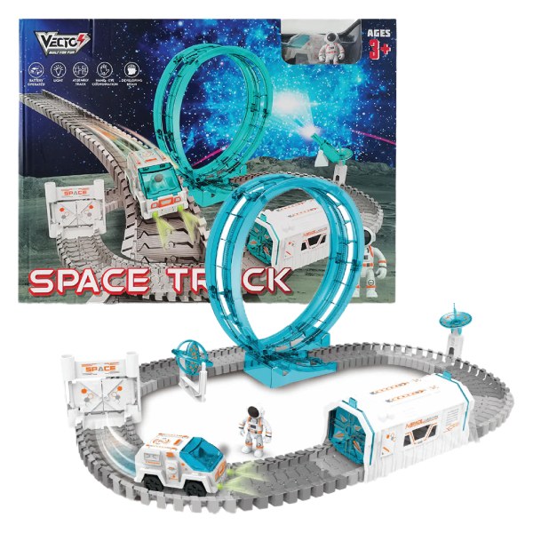 Đồ Chơi Lắp Ráp Đường Ray & Xe Không Gian VectoVT99924