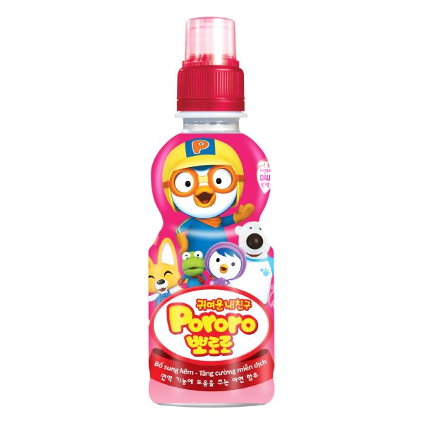 Nước Trái Cây Pororo Dâu 235Ml