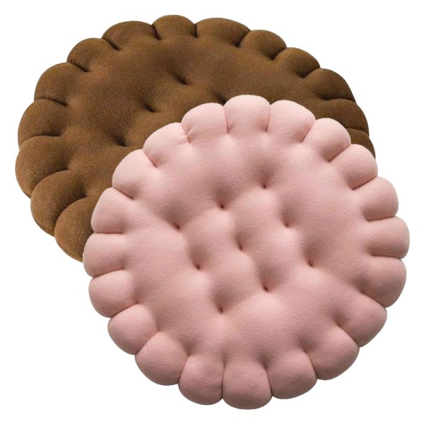 Gối Tựa Lưng Bánh Quy Tròn