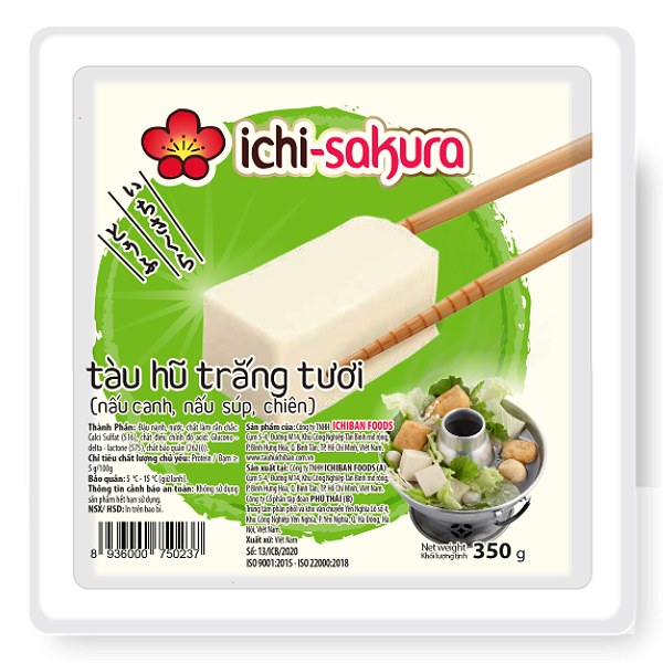 Tàu Hũ Trắng Tươi Ichi-Sakura 350G