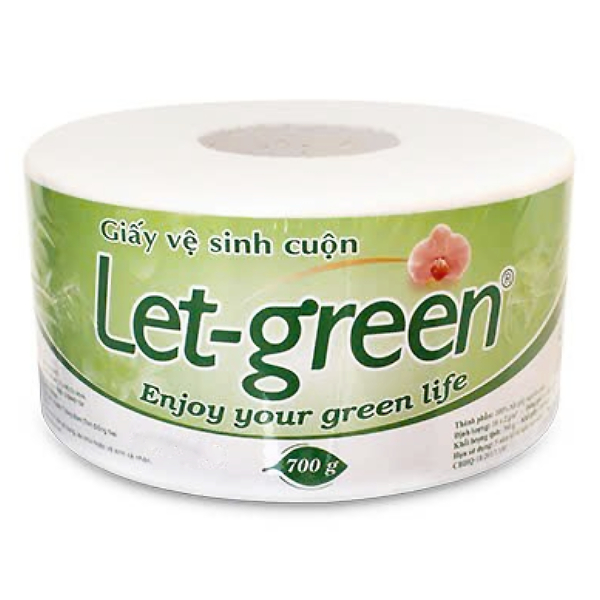 Giấy Vệ Sinh Let Green Cuộn 700G