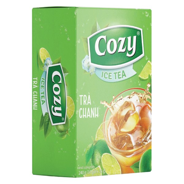 Trà Cozy Ice Tea Hương Chanh 16Gói*15G