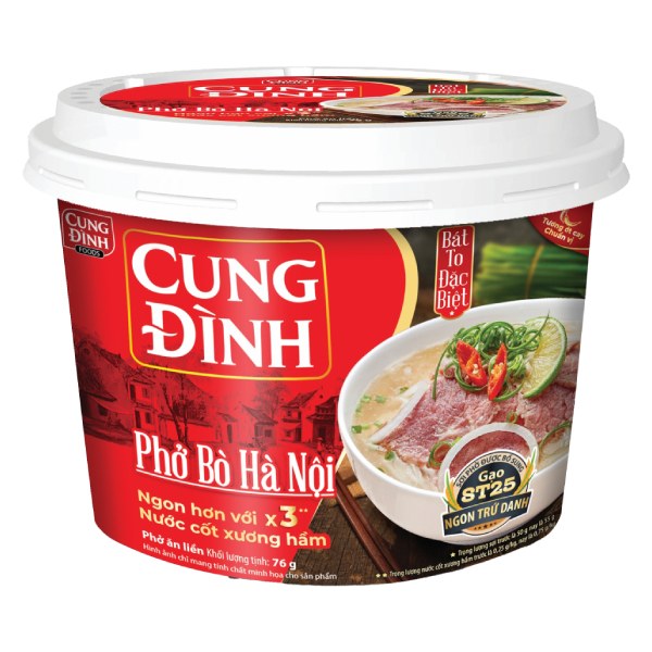 Phở Cung Đình Hà Nội Vị Bò Tô 76G