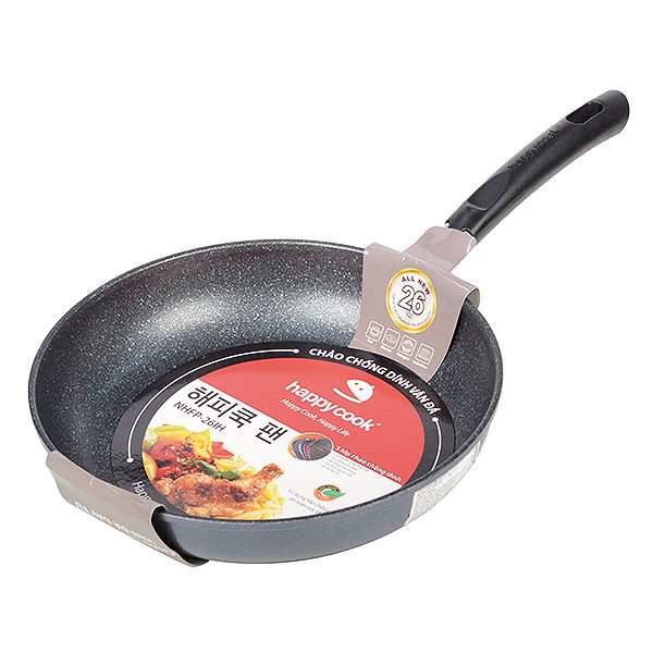 Chảo Chống Dính Vân Đá Đáy Từ Happy Cook NHFP-26 26Cm 