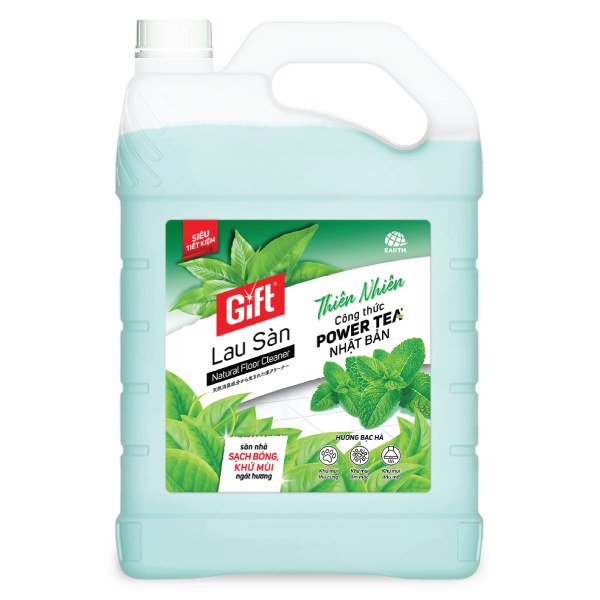 Nước Lau Sàn Gift Bạc Hà 3.8Kg
