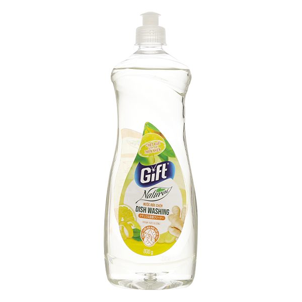 Nước Rửa Chén Gift Chanh Yuzu Gừng 800G