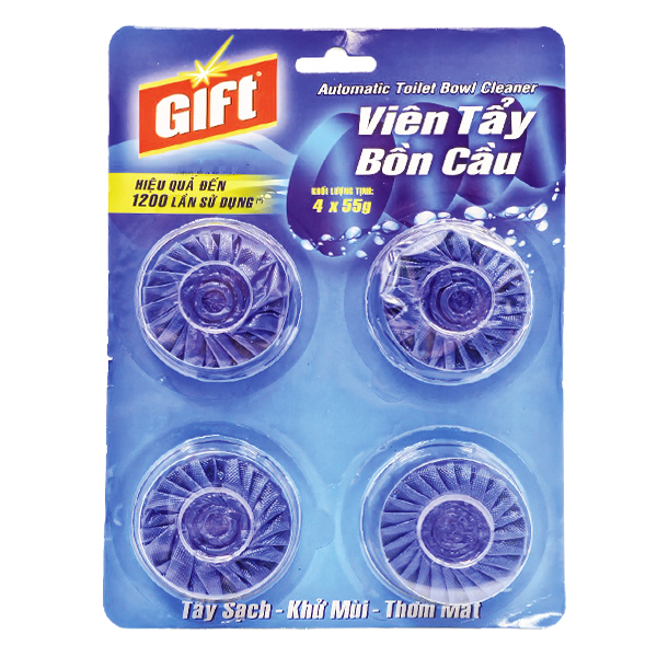Viên Tẩy Bồn Cầu Gift 4*55G