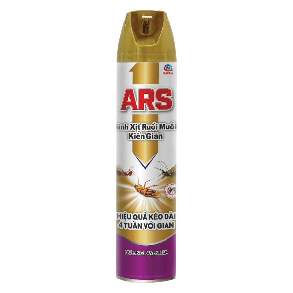 Xịt Côn Trùng Ars Gold Mùi Lavender Chai 600Ml